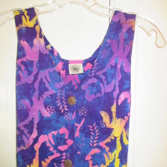 Long Medium Colorul Dress by THE MONKEYS DESIGNS - Picture 3 of 4